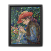 Marie-Thérèse Durand-Ruel Sewing (1882) by Pierre Auguste Renoir - NOMADEN ART GALLERY