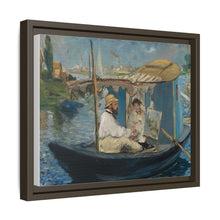 Monet en su barca (c. 1874) de Edouard Manet