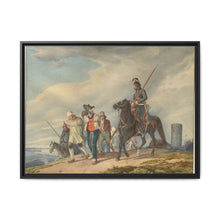 Three Armed Riders Escorting Prisoners near Reims (1825) by Peter von Hess - NOMADEN ART GALLERY