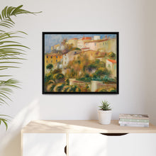 Casas en una colina (Groupe de maisons sur un coteau) de Pierre Auguste Renoir 