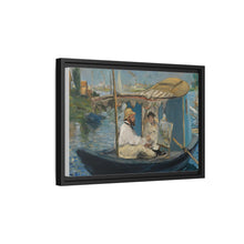 Monet en su barca (c. 1874) de Edouard Manet
