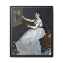 Porträt der Eva Gonzalés im Atelier Manets (1870) by Edouard Manet - NOMADEN ART GALLERY