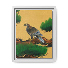Pine and Eagle, a traditional portrait of a charismatic Japanese eagle by Kano Tanyu (1602-1674) - NOMADEN ART GALLERY