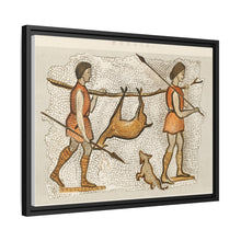 Hunter-Gatherer Mosaic: Vintage Encyclopaedia Art (1891)