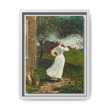 The Dinner Horn, Blowing the Horn at Seaside (1870) by Winslow Homer - NOMADEN ART GALLERY