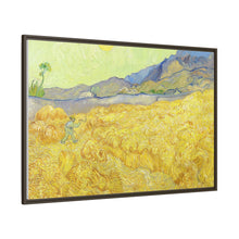 Van Gogh's Wheatfield with a reaper (1889) - NOMADEN ART GALLERY