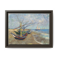 Vincent van Gogh's Fishing Boats on the Beach at Saintes-Maries (1888) - NOMADEN ART GALLERY
