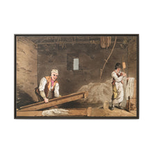 Illustration of line swinglers from The Costume of Yorkshire (1814) by George Walker - NOMADEN ART GALLERY