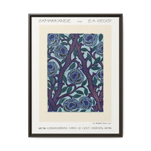 Flower pattern Art Deco stencil print in oriental style - NOMADEN ART GALLERY