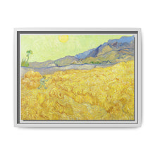 Van Gogh's Wheatfield with a reaper (1889) - NOMADEN ART GALLERY
