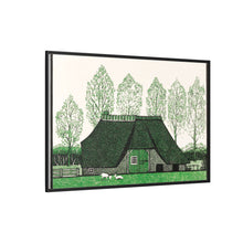 Farmhouse with thatched roof (1919) by Julie de Graag