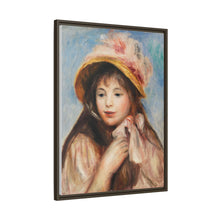 Mädchen mit rosa Haube (Jeune fille au chapeau rose) (1894) von Pierre-Auguste Renoir