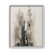 The minaret of the Mosque The Rhamree illustration by David Roberts (1796–1864). - NOMADEN ART GALLERY
