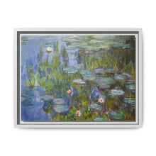 Water Lilies by Claude Monet - Framed Classic Canvas Print - NOMADEN ART GALLERY