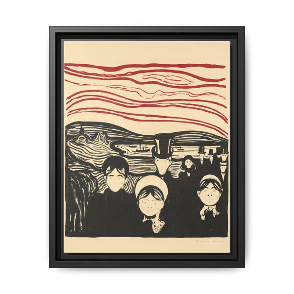 Edvard Munch's Anxiety (Angst) (1896) - NOMADEN ART GALLERY