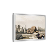 Fragment of the Great Colossi at the Memnonium Thebes illustration by David Roberts (1796–1864)