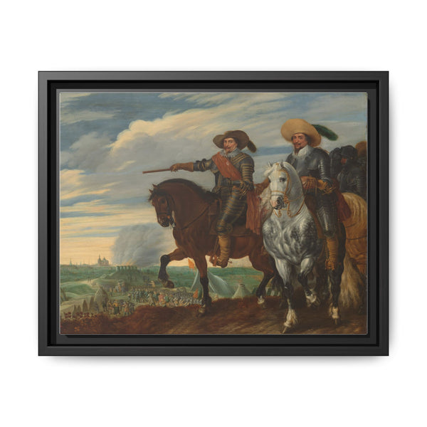 Frederick Henry and Ernst Casimir of Nassau-Dietz at the Siege of ’s Hertogenbosch (c. 1629 - c. 1635) by Pauwels van Hillegaert - NOMADEN ART GALLERY