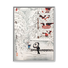 Snow at Asakusa, Yedo, Musashi Province print in high resolution by Hiroaki Takahashi (1871–1945) - NOMADEN ART GALLERY