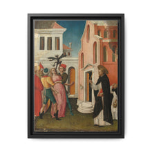 Saint Peter Martyr Exorcizing a Woman Possessed by a Devil by Antonio Vivarini - NOMADEN ART GALLERY