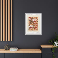 Impresión de plantilla con patrón floral Art Nouveau de estilo oriental