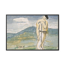 A weary pilgrim (1936) watercolor by Mikulas Galanda - NOMADEN ART GALLERY