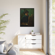 Vincent van Gogh's Self-Portrait with Dark Felt Hat at the Easel (1886) - NOMADEN ART GALLERY