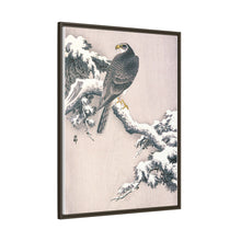 Goshawk on Snow-covered Pine Bough by Ohara Koson (1877–1945)