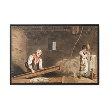 Illustration of line swinglers from The Costume of Yorkshire (1814) by George Walker - NOMADEN ART GALLERY