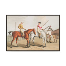Illustration of jockies from The Costume of Yorkshire (1814) by George Walker - NOMADEN ART GALLERY
