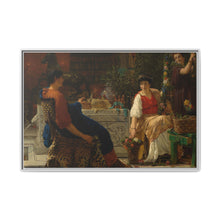 Preparations for the Festivities (The Floral Wreath) (1866) by Sir Lawrence Alma Tadema - NOMADEN ART GALLERY