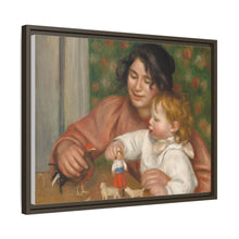 El niño con juguetes de Pierre-Auguste Renoir, Gabrielle y el hijo del artista, Jean (1895-1896) 