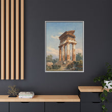 A Temple Ruin in Agrigento (c. 1825) by Carl Wilhelm Götzloff: A Classical Landscape