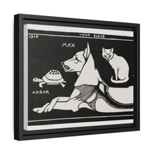Akbar the tortoise, Max the dog and Puss the cat (1916 ) by Julie de Graag