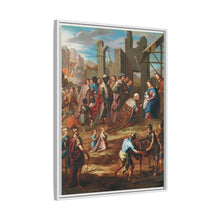 The Adoration of the Kings with Viceroy Pedro de Castro y Figueroa, Duke of La Conquista (La adoracion de los reyes con el virrey Pedro de Castro y Figueroa, duque de la Conquista) by Nicolas Enriquez.
