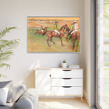 Caballos de carreras (ca. 1885-1888) de Edgar Degas 