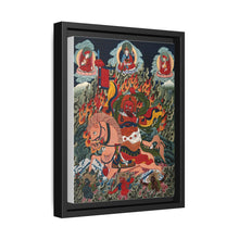 Tse Mara , a form of Dharmapala (protector of teachings), guardian of the Samye Monastery. Gouache painting by a Tibetan artist - NOMADEN ART GALLERY