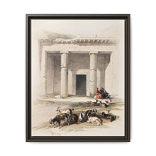 Entrance to the caves of Beni Hasan illustration by David Roberts (1796–1864) - NOMADEN ART GALLERY