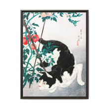 Cat with Tomato Plant (1931) print in high resolution by Hiroaki Takahashi - NOMADEN ART GALLERY