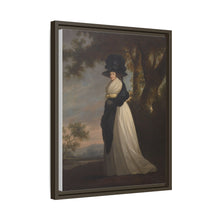 Portrait of a Lady Wearing an Elaborate Hat (1785-90) by British