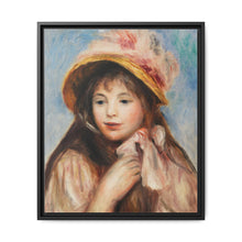 Girl with Pink Bonnet (Jeune fille au chapeau rose) (1894) by Pierre-Auguste Renoir - NOMADEN ART GALLERY