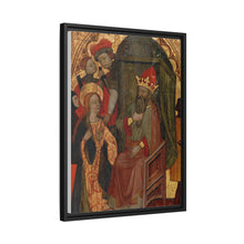 Saint Katherine of Alexandria before the Roman Emperor by Nicolás Solano