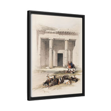 Entrance to the caves of Beni Hasan illustration by David Roberts (1796–1864)