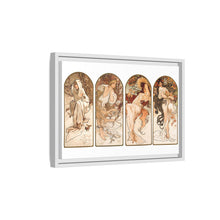 Alphonse Maria Mucha's The Seasons (1897). Famous Art Nouveau artwork