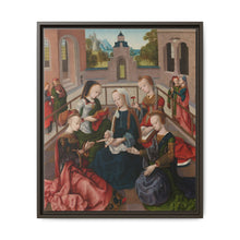 The Virgin and Child with Four Holy Virgins (c. 1495 - c. 1500) by Master of the Virgo inter Virgines - NOMADEN ART GALLERY
