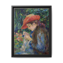 Marie-Thérèse Durand-Ruel Sewing (1882) by Pierre Auguste Renoir - NOMADEN ART GALLERY