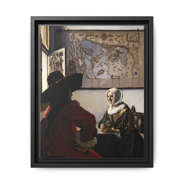 Johannes Vermeer’s Officer and Laughing Girl (ca. 1657) - NOMADEN ART GALLERY