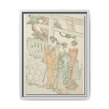 Visitors to the Hachiman shrine by Katsushika Hokusai - NOMADEN ART GALLERY