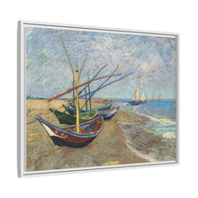 Vincent van Gogh's Fishing Boats on the Beach at Saintes-Maries (1888) - NOMADEN ART GALLERY