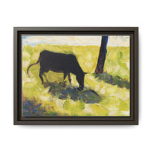 Black Cow in a Meadow (ca. 1881) by Georges Seurat - NOMADEN ART GALLERY