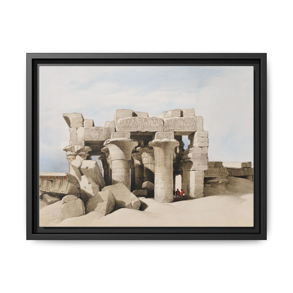 Kom Ombo is an agricultural town in Egypt illustration by David Roberts (1796–1864) - NOMADEN ART GALLERY